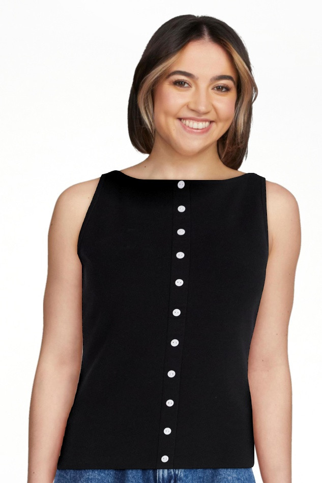 Scoop Women's Sleeveless Button Front Cardigan Sweater, Lightweight, Sizes XS-XXL | Walmart (US)
