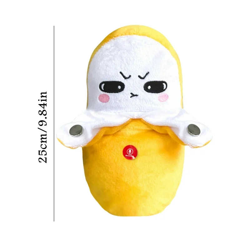 9.84Inch Intera Ctive Sensor Beat Music Banana Stuffed Animals Plush Toy, Human Body Sensing Musi... | Walmart (US)