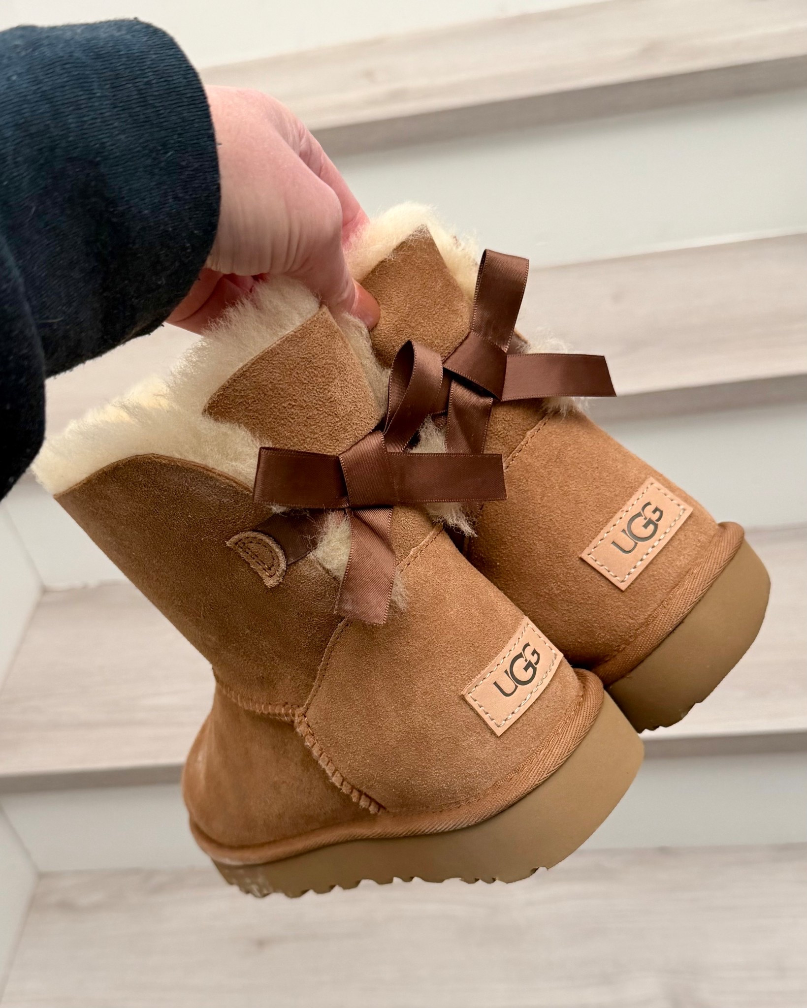 WHOA! 40% off Ugg Bailey Bows (bows are slightly different than mine)! Short and Ultra Mini styles in 3 colors! 

#LTKGiftGuide #LTKSaleAlert #LTKShoeCrush