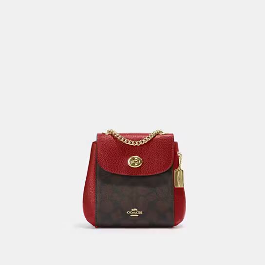 Convertible Mini Backpack In Signature Canvas | Coach Outlet