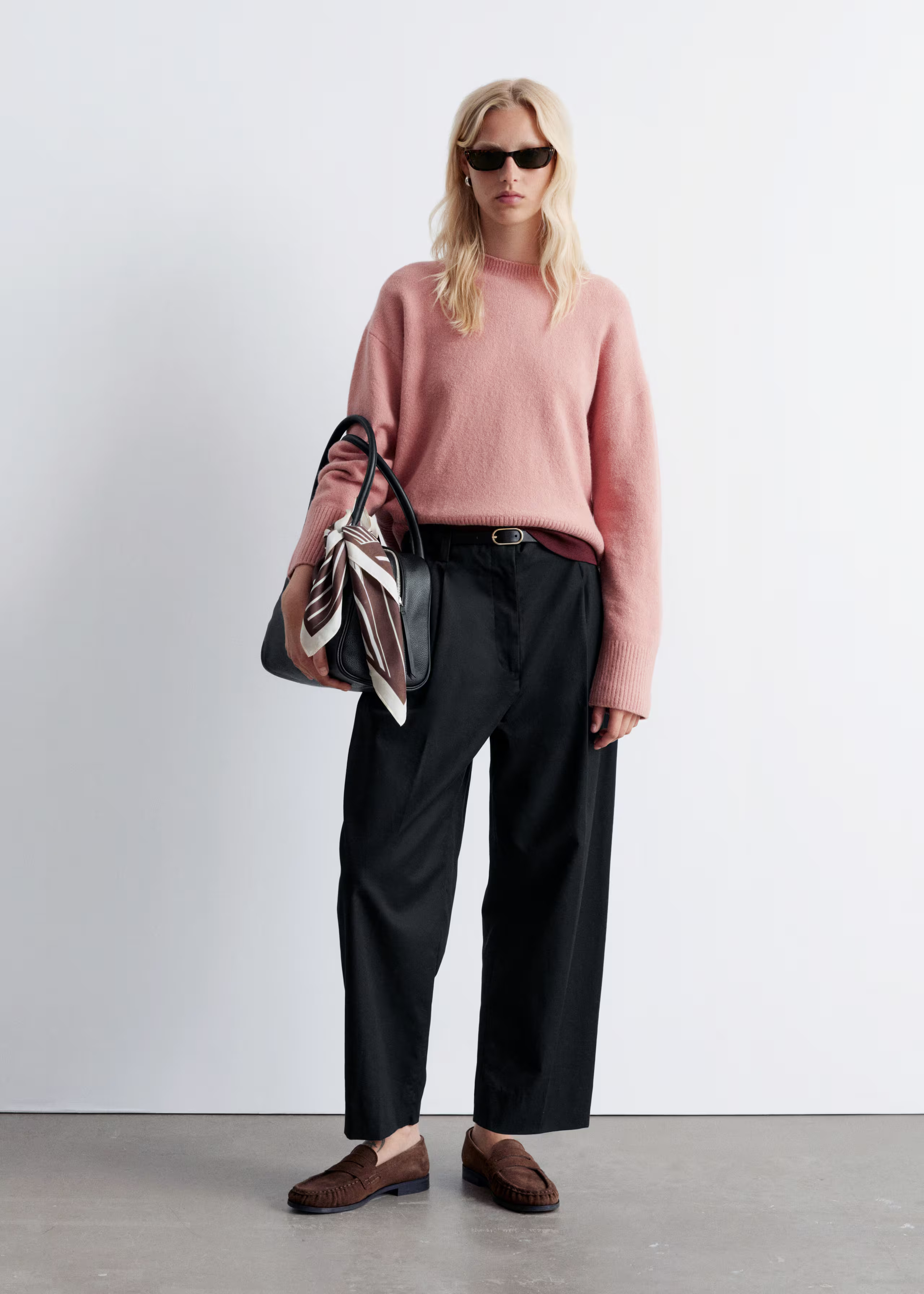 Relaxed Knit Jumper - Dusty Pink - & Other Stories GB | & Other Stories UK