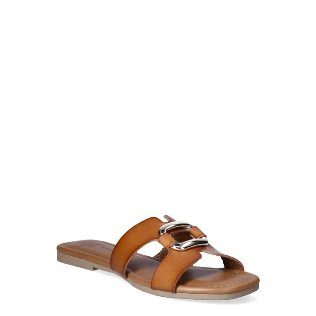 Time and Tru Women's Hardware Slide Sandal | Walmart (US)