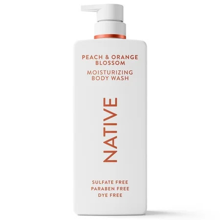 Native Moisturizing Body Wash Peach & Orange Blossom, 22 fl oz | Walmart (US)