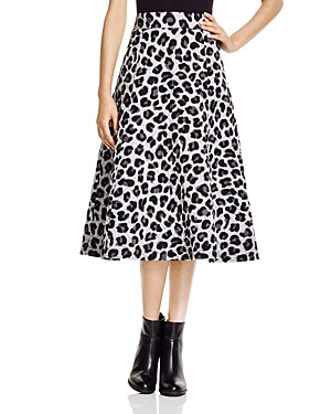 Dkny Quilted Leopard Print Midi Skirt - 100% Bloomingdale's Exclusive | Bloomingdale's (US)