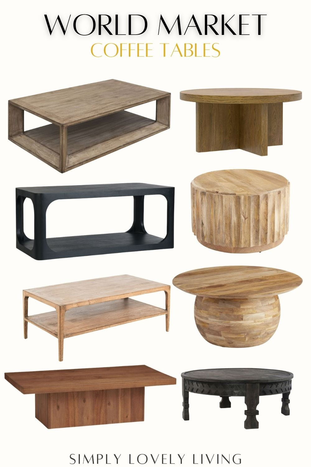World Market coffee tables. Round coffee table. Small coffee table. Large coffee table. Wood coffee table. #LTKfind

#LTKHome #LTKOver40