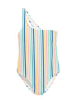 Matching Printed One-Shoulder One-Piece Swimsuit for Women | Old Navy (US)