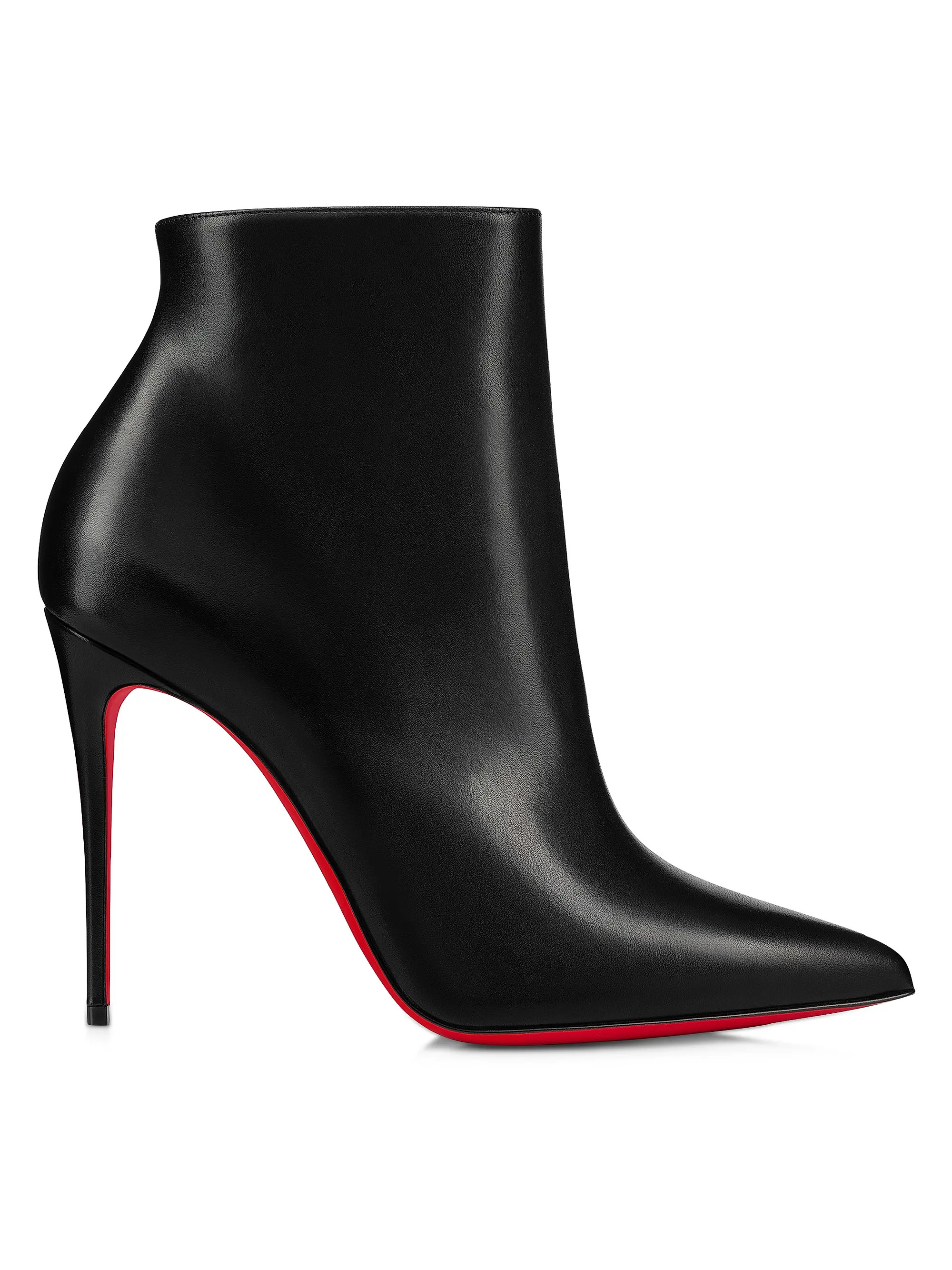 So Kate 100MM Leather Booty Booties | Saks Fifth Avenue