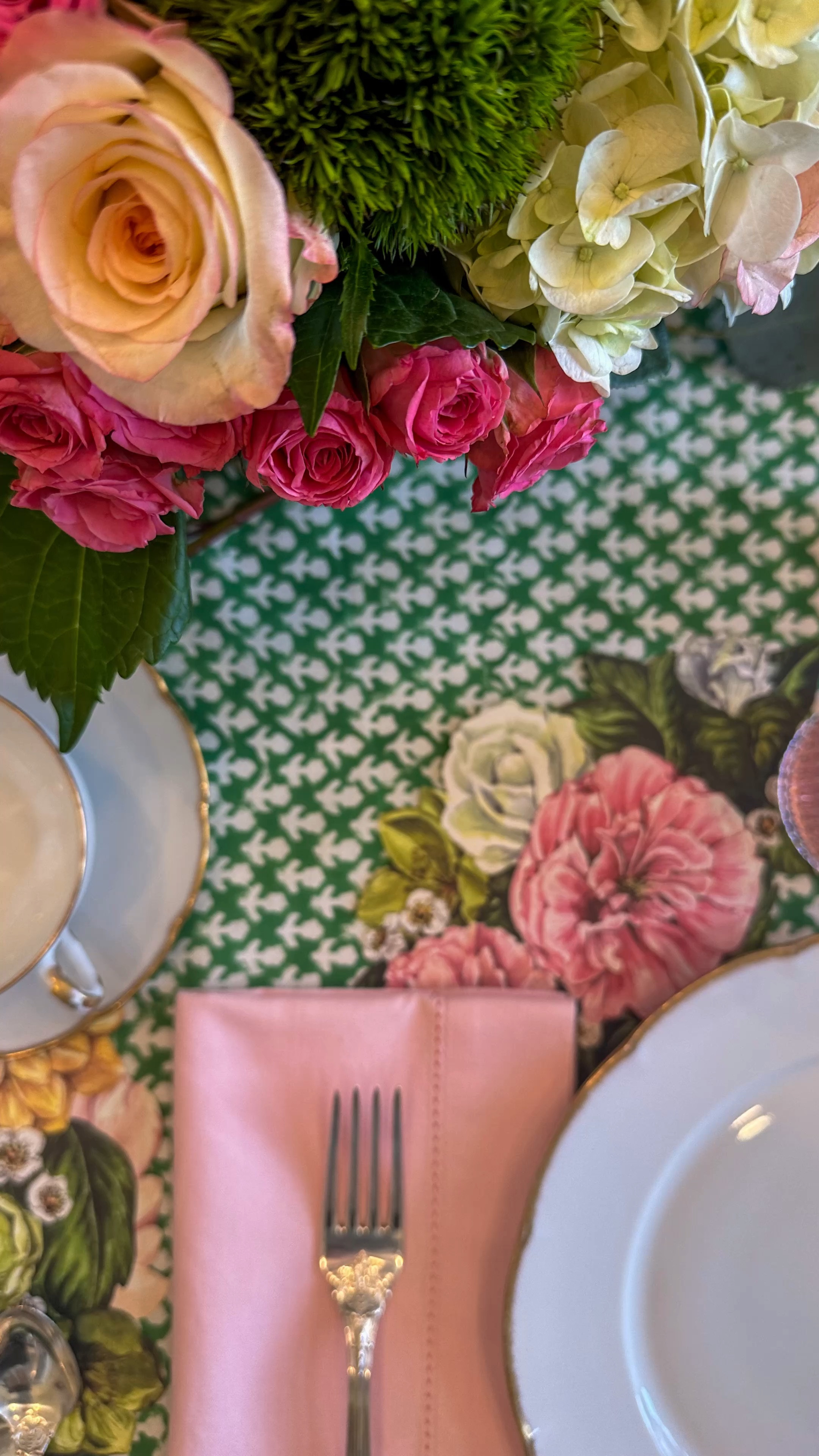 Happy Spring Table for a ladies brunch💕💚. Tabletop. Tablescape. Solino Home. Hester&Cook. Replacements. Reed&Barton. 



#LTKVideo #LTKSeasonal #LTKhome
