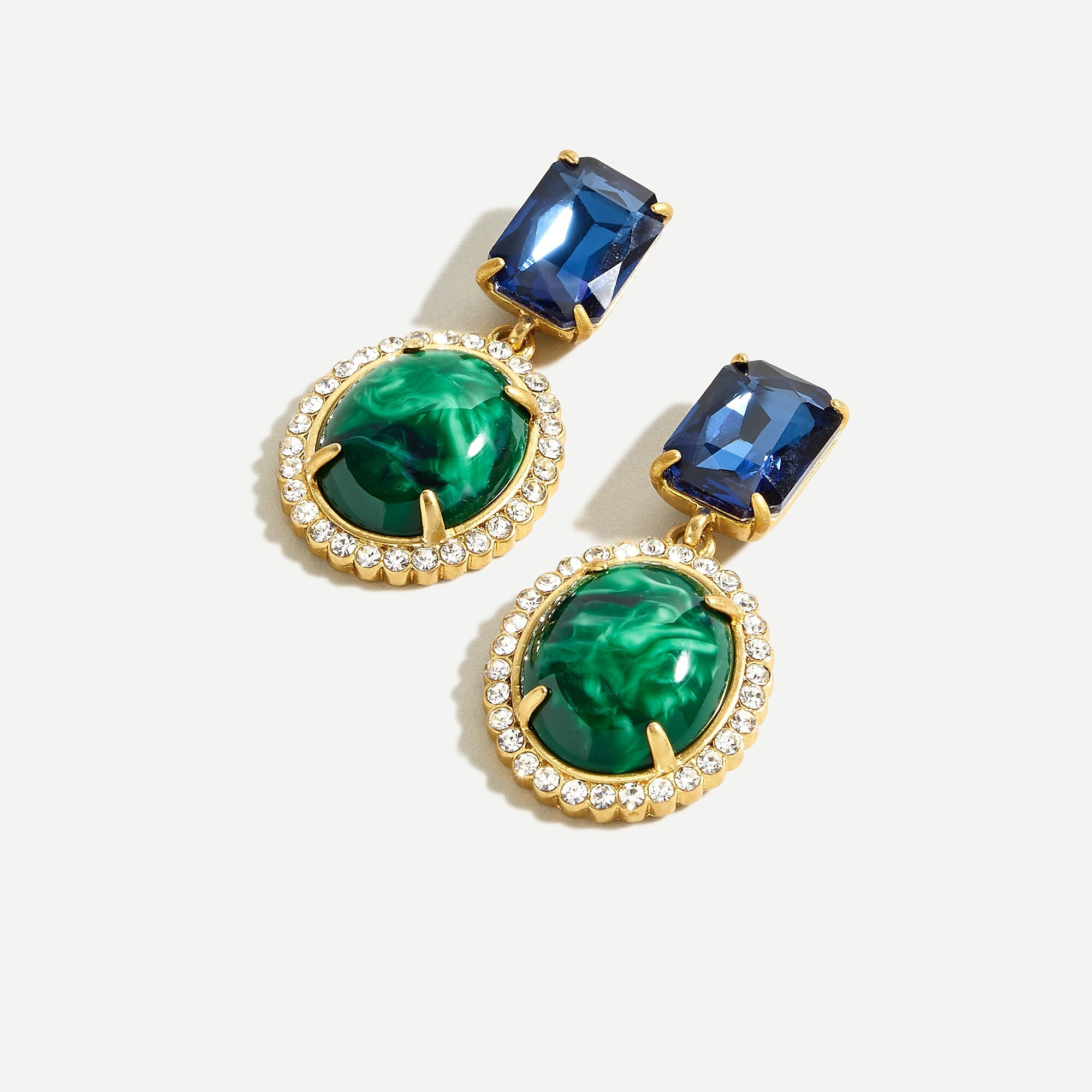 Geometric stone statement earrings | J. Crew US