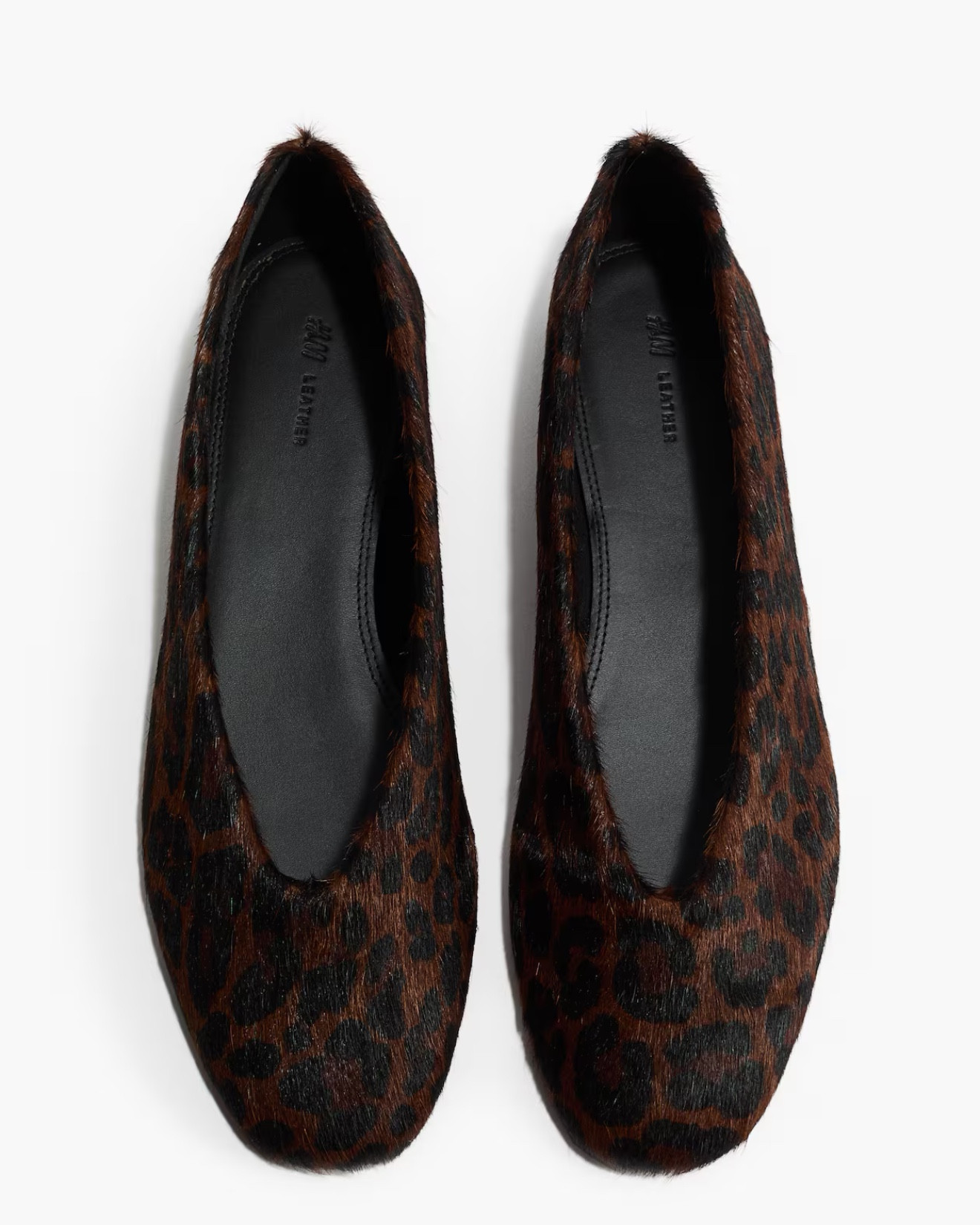 H&M leopard print leather ballet flats 

#LTKspring #LTKuk