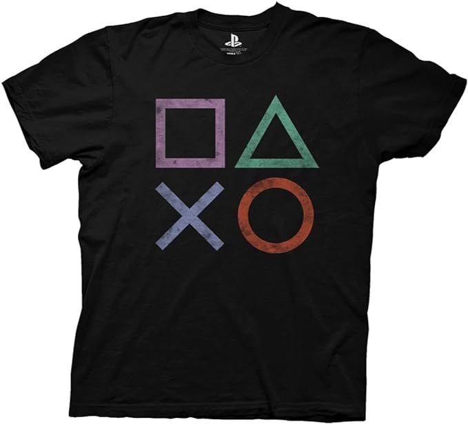 Ripple Junction Playstation Vintage Icons Adult T-Shirt | Amazon (US)
