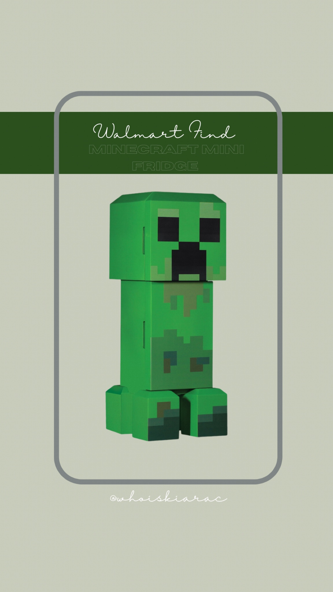 This Minecraft mini fridge is the perfect gift and is currently on sale at Walmart 😅

#LTKfindsunder50 #LTKGiftGuide #LTKkids