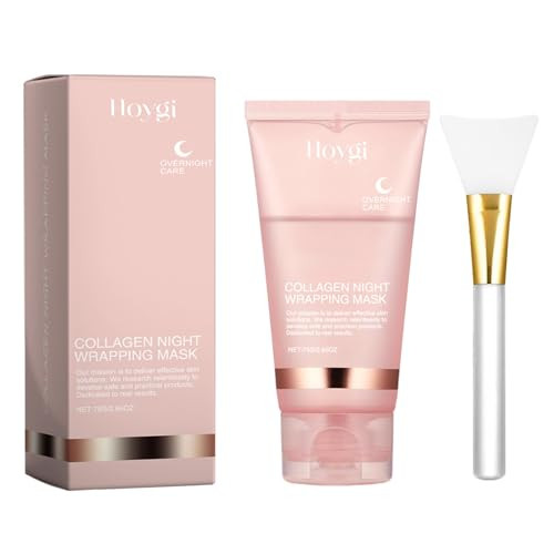 Collagen Overnight Wrapping Peel Off Facial Mask Pack, Collagen Night Wrapping Mask, Hydrates and Tightens Skin, Reduce Sagging & Dullness（2.65 fl.oz） | Amazon (US)