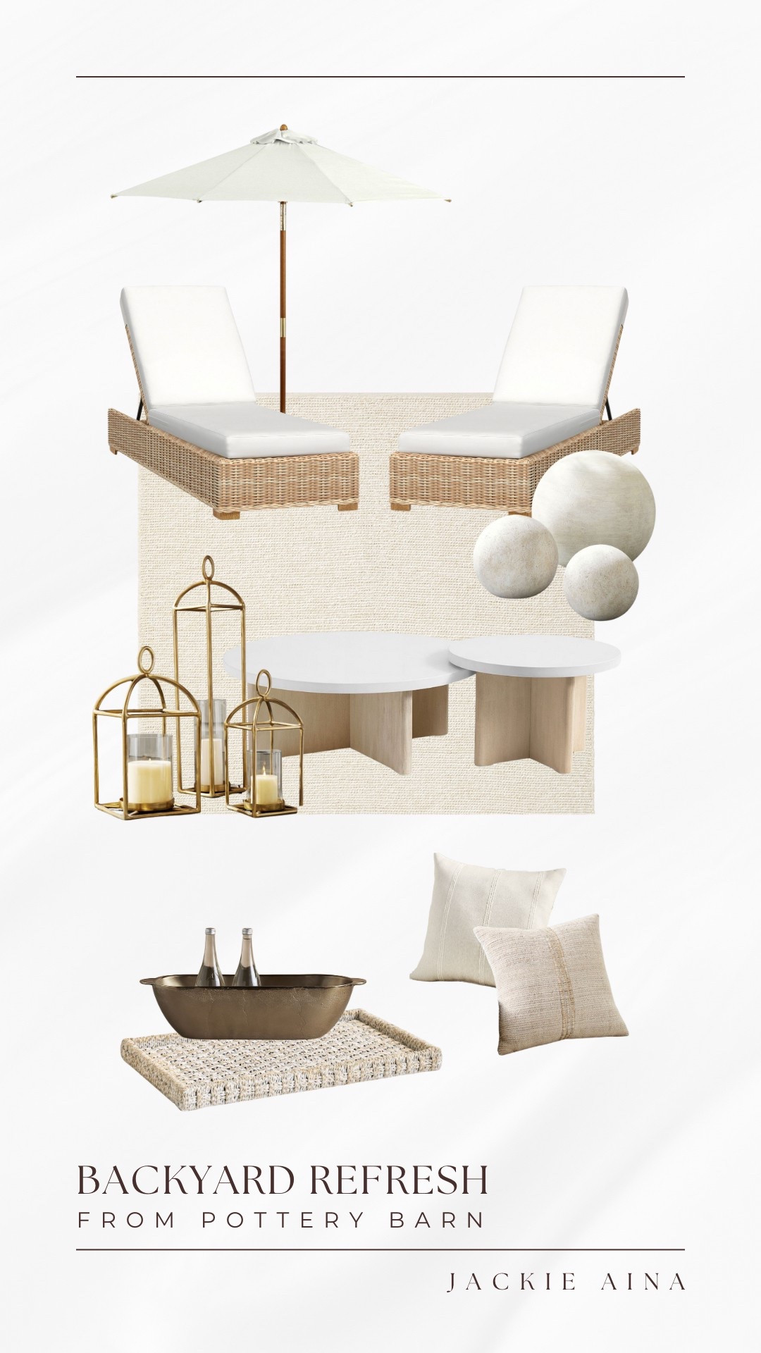 Summer backyard refresh from Pottery Barn!

#LTKStyleTip #LTKSeasonal #LTKHome