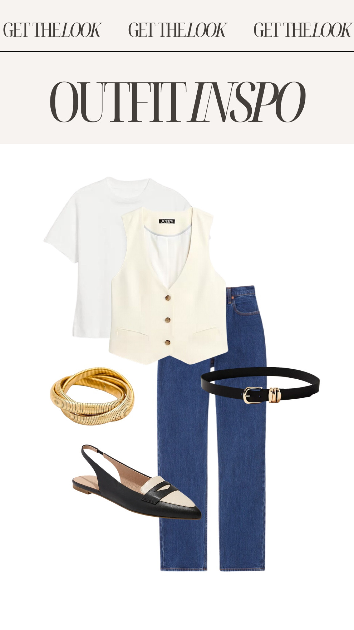 Tshirt and vest outfit idea 

#LTKsalealert #LTKstyletip #LTKSeasonal