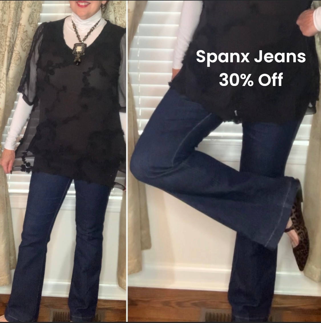 You’ll Love styling these Spanx Flare leg jeans.  This style and several others are currently On Sale 30% off!!

Follow me for more Fashion Inspiration💙

#Itkmidsize
#Itkjeans
#LTKootd


#LTKdayinmylife #LTKOver40