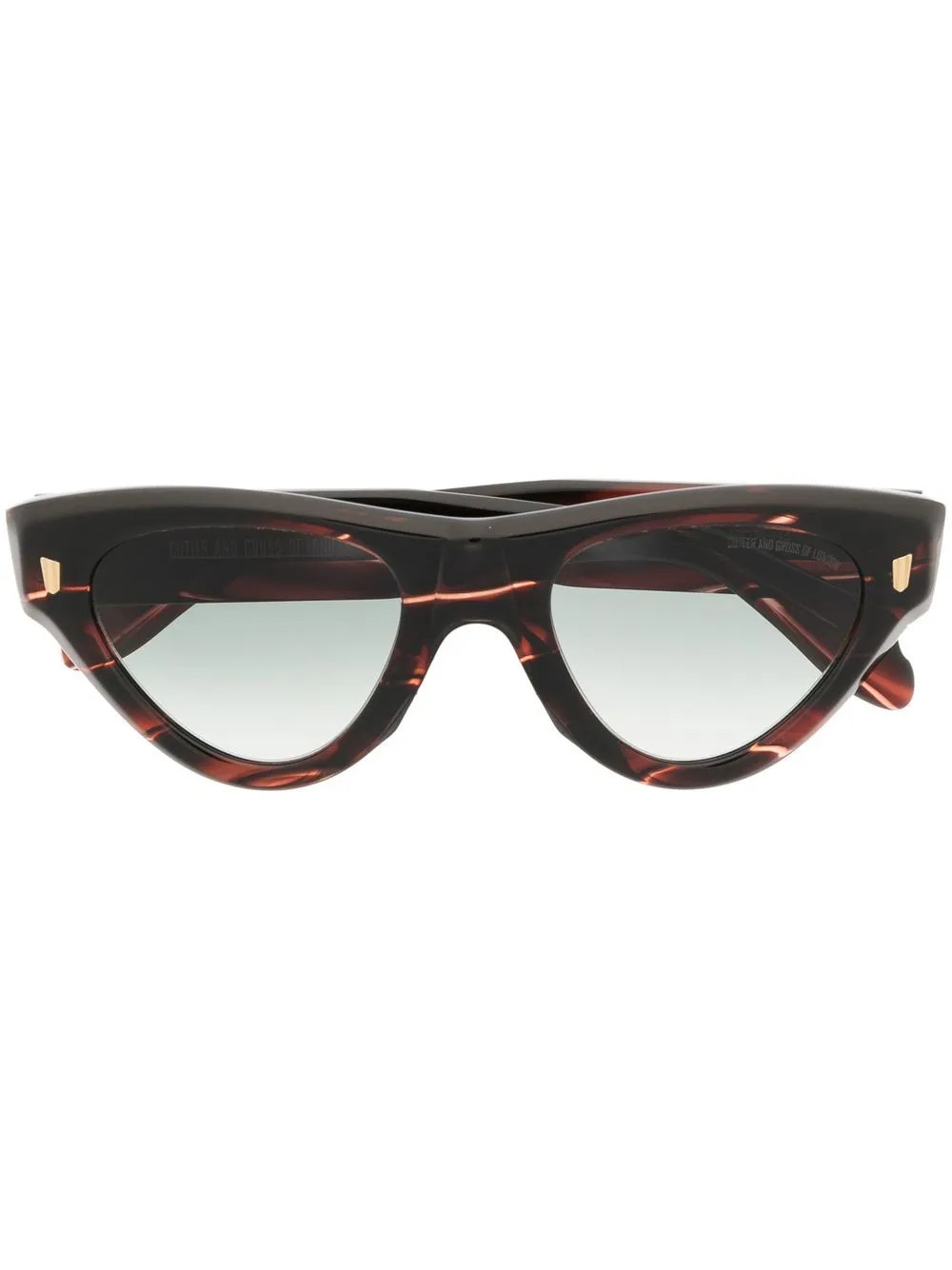 Cutler & Gross cat-eye tortoiseshell sunglasses - Brown | Farfetch Global