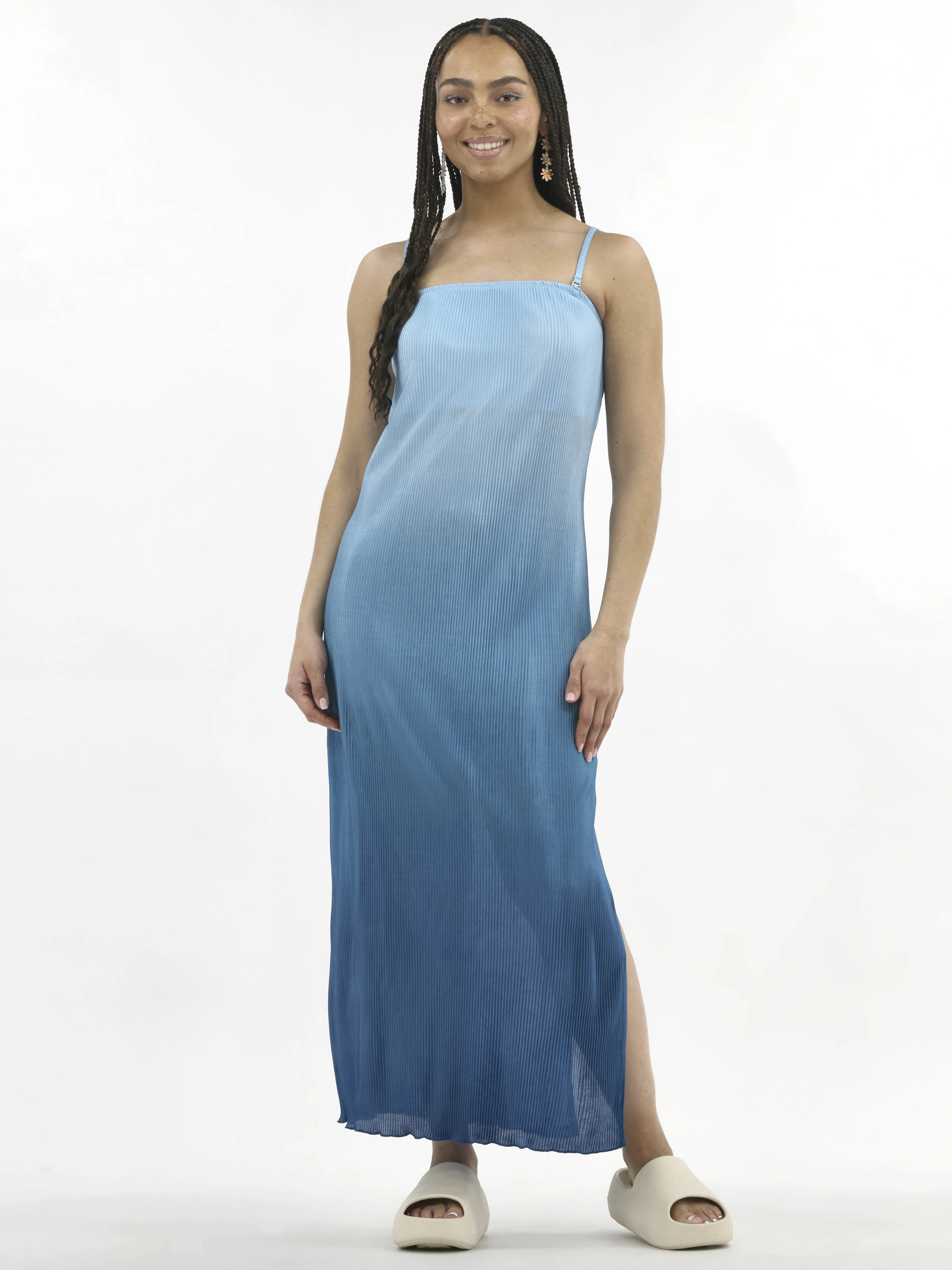 No Boundaries Ombré Maxi Tube Dress, Women's | Walmart (US)