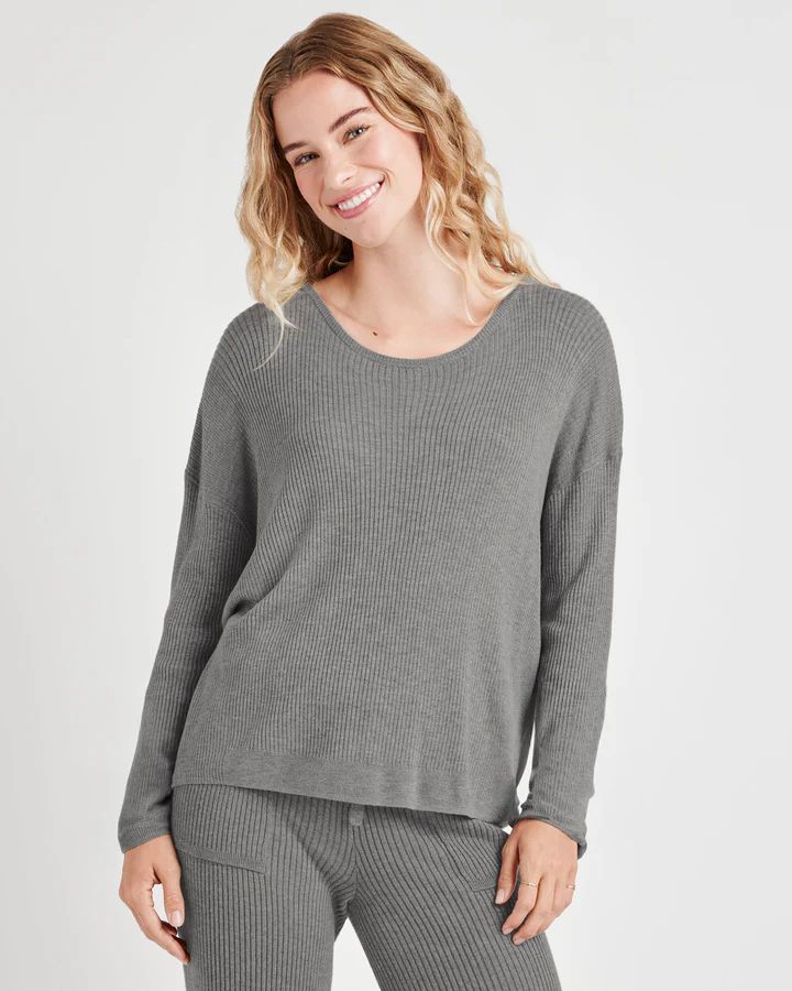 Georgie Cashblend Rib Sweater | Splendid