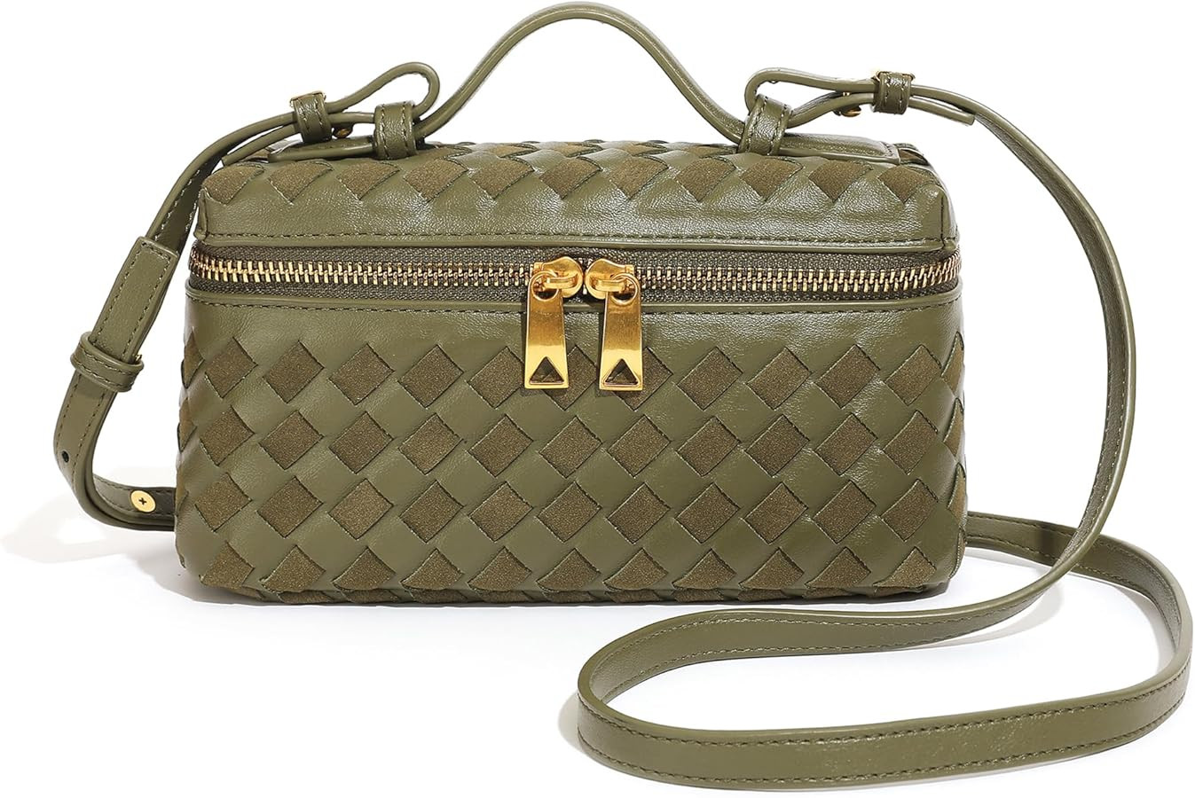 Crossbody Bag for Women, Small Top Handle Purse Square Box Handbag Trendy Shoulder Bag Cute Satch... | Amazon (US)