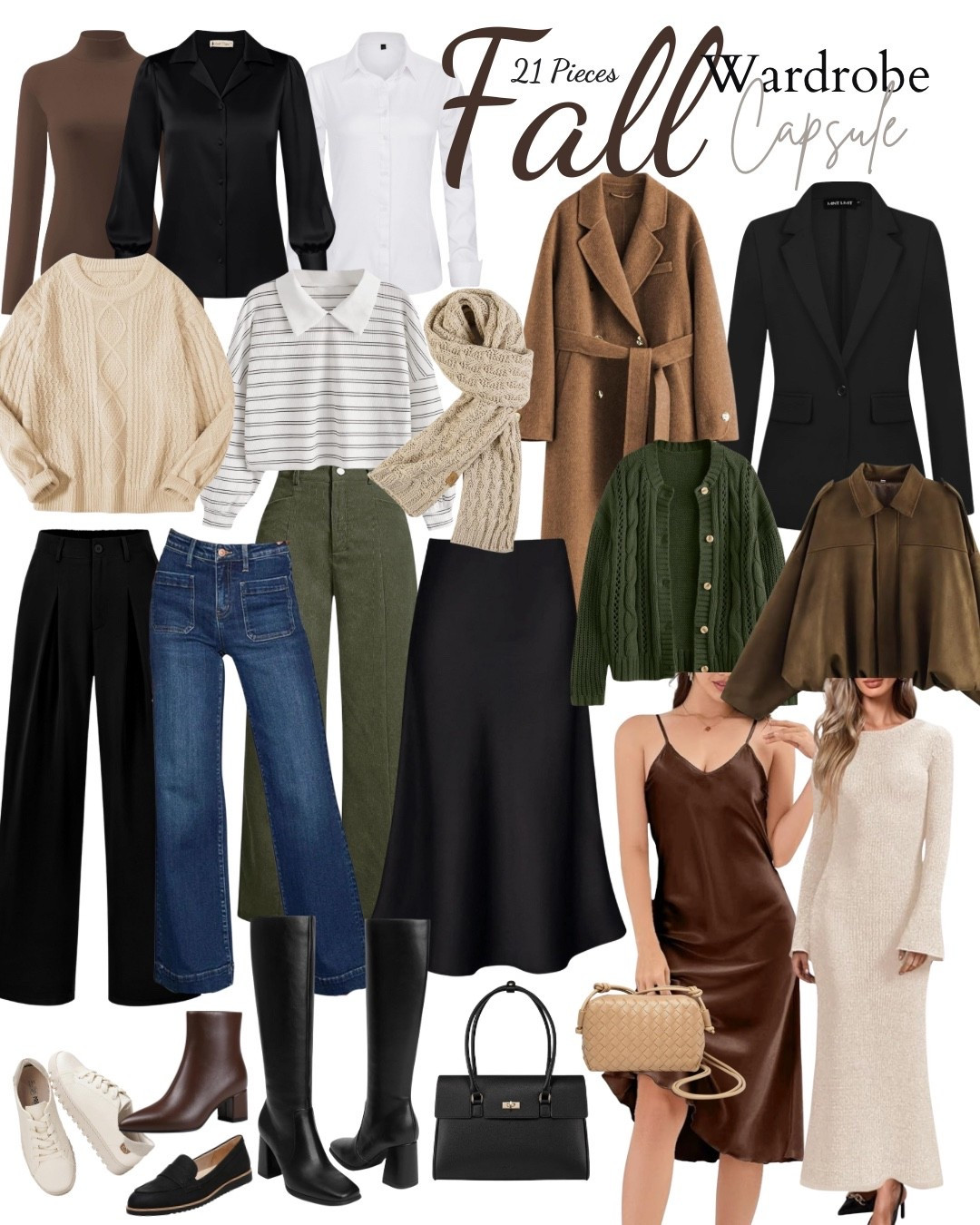 Fall wardrobe capsule from Amazon! 21 pieces endless combinations 

#LTKOver40 #LTKStyleTip #LTKSeasonal