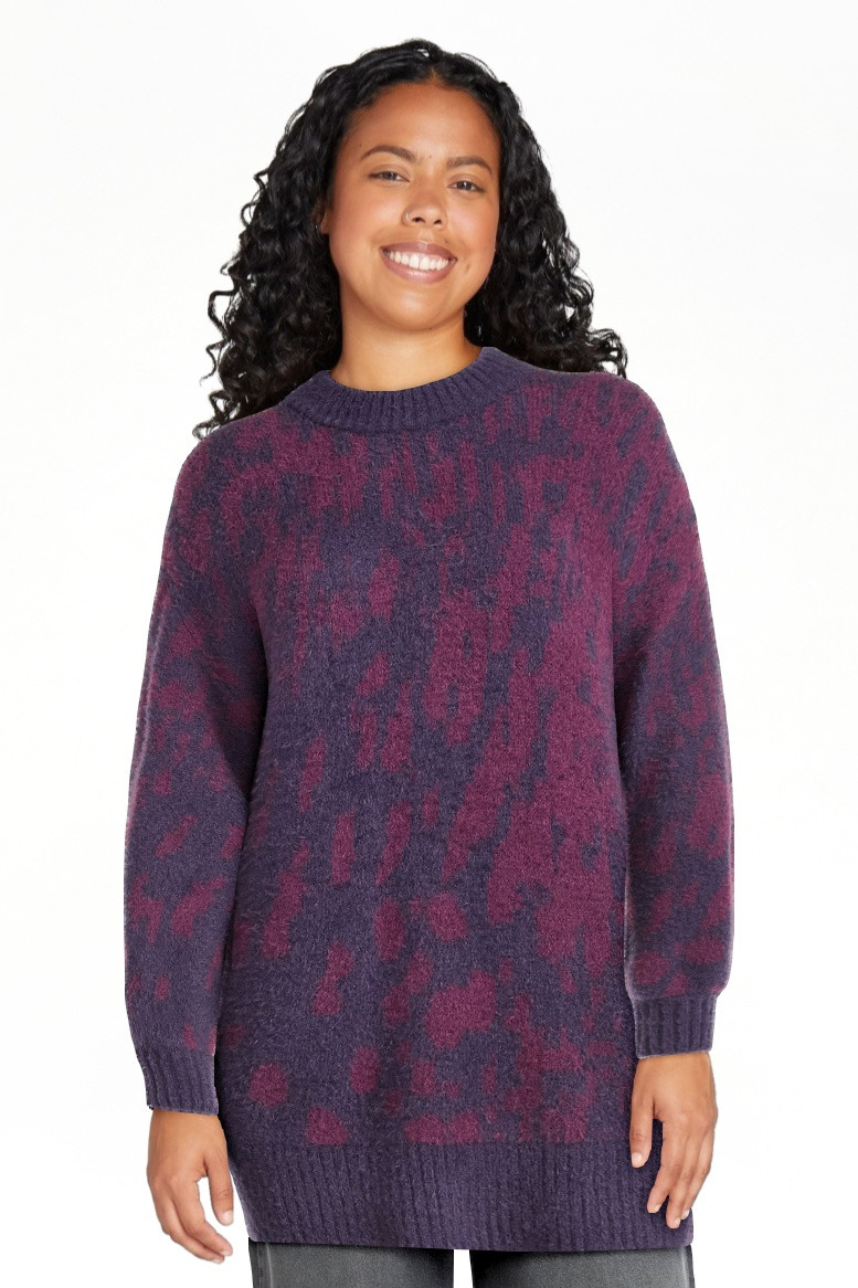 Scoop Women's Tunic Sweater with Long Sleeves, Midweight, Sizes XS-XXL | Walmart (US)