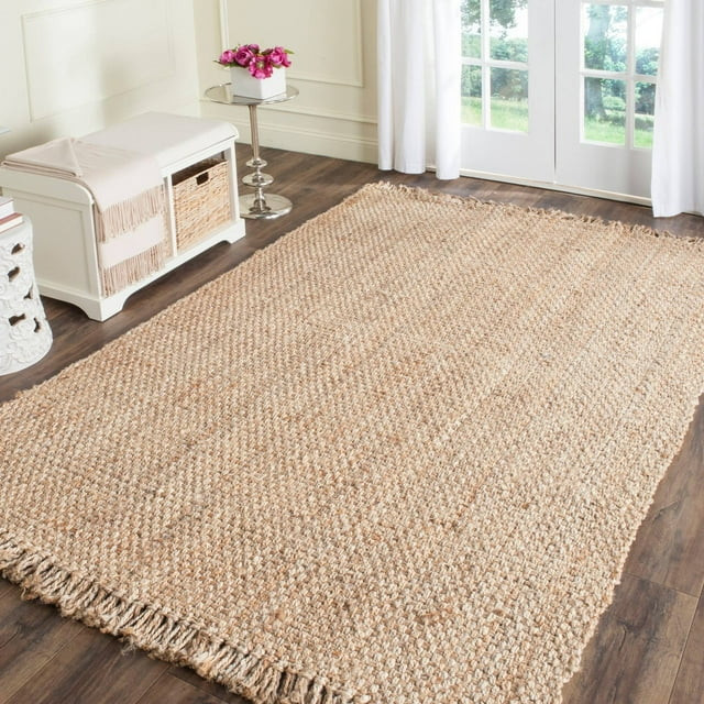 SAFAVIEH Natural Fiber Doncho Braided Jute Area Rug, Natural, 5' x 8' - Walmart.com | Walmart (US)