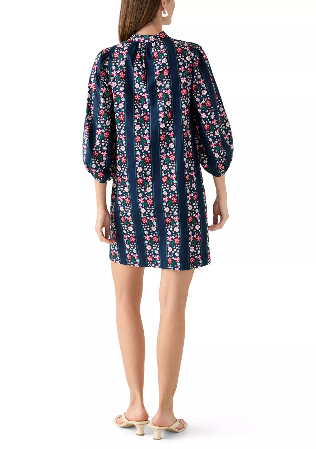 Women's Puff Sleeve Printed Dress | Belk