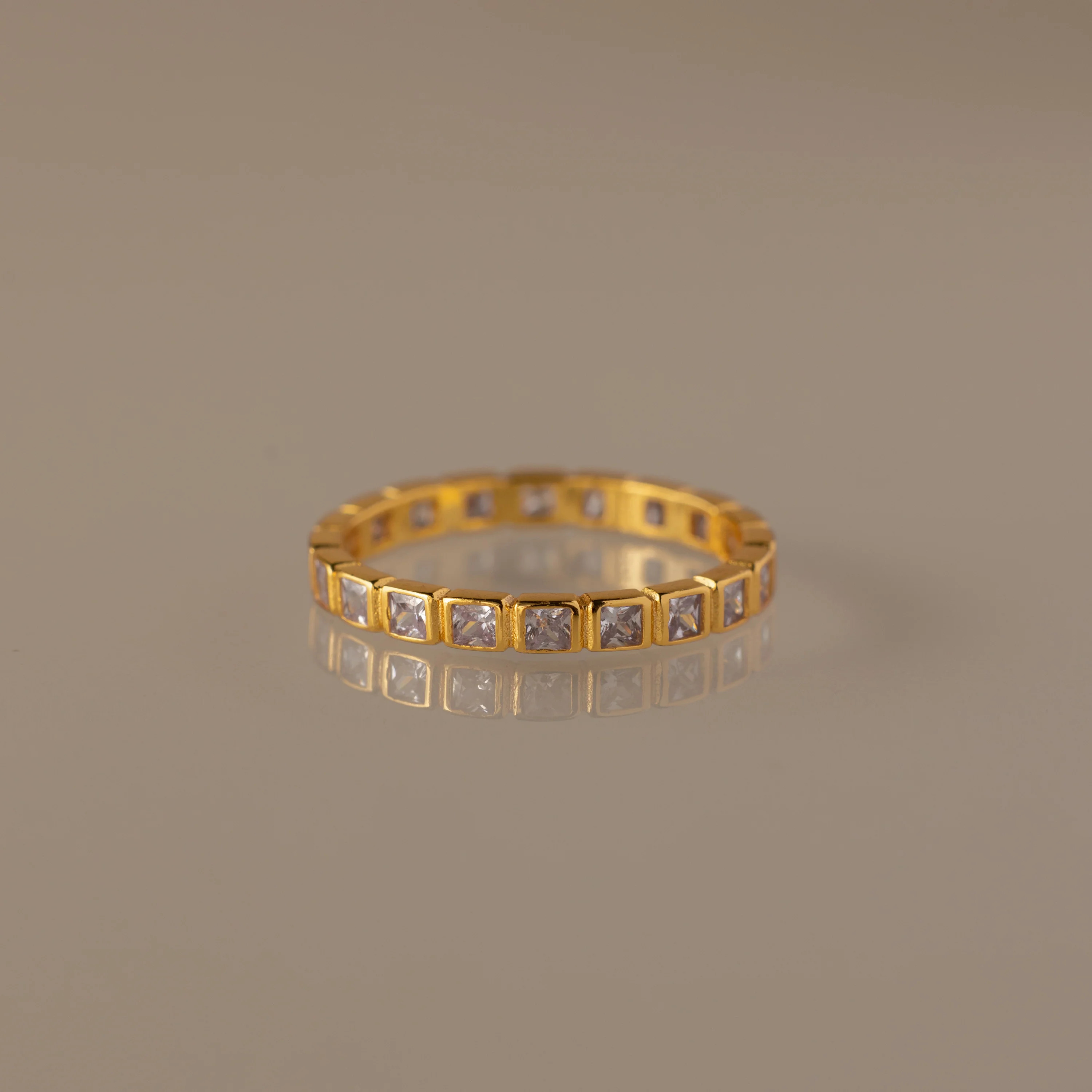 Eternity Bezel Alexandrite Birthstone Ring | Caitlyn Minimalist | Caitlyn Minimalist