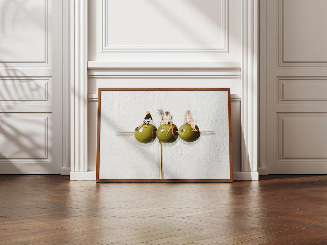 Dirty Martini Olive Print: Trendy Bar Cart Decor (digital Download) - Etsy | Etsy (US)