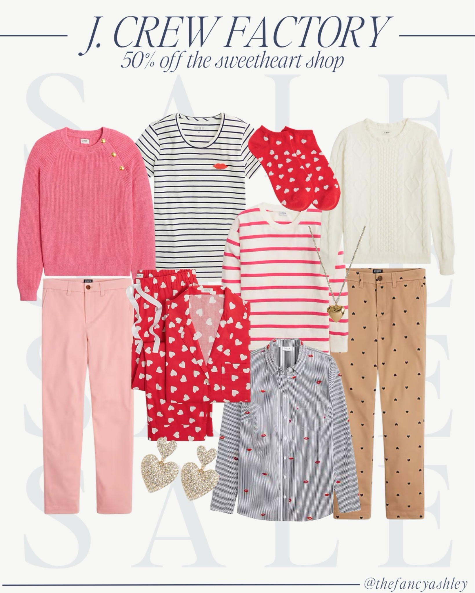 Sale Alert! J. Crew Factory’s sweetheart shop is 50% off! Obsessed with the hearts, pops of pink, flirty reds… basically, cuteness overload.


#LTKStyleTip #LTKSeasonal #LTKFindsUnder50