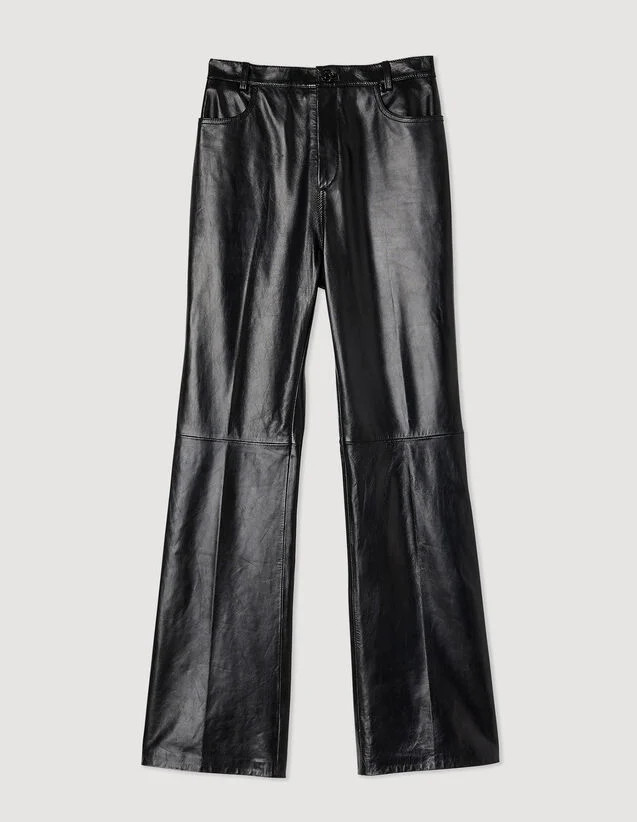 Leather pants | Sandro-Paris US