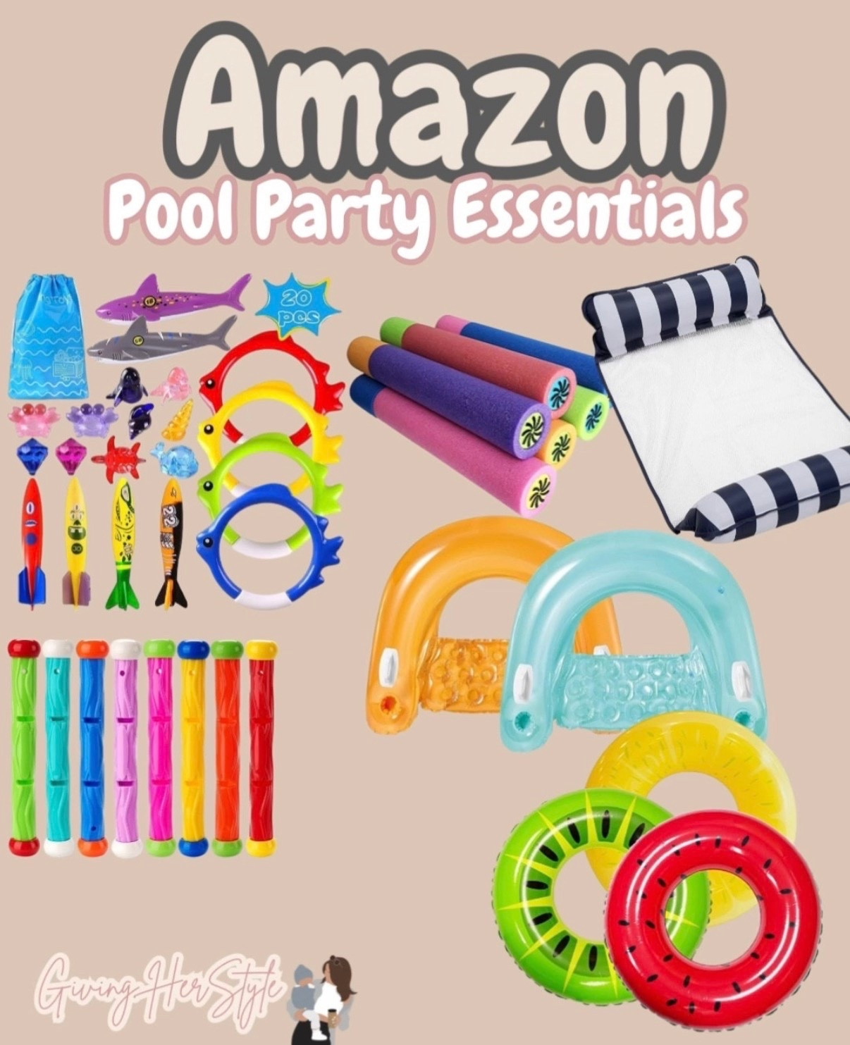 Pool party essentials from Amazon 
Amazon finds, Amazon pool floats, Amazon party finds, 4th of July, Fourth of July, pool party, pool toys, pool games, diving toys, kids pool toys, hosting, backyard party, hosting, hostess
#amazon #poolparty #4thofjuly

#LTKKids #LTKSwim #LTKHome