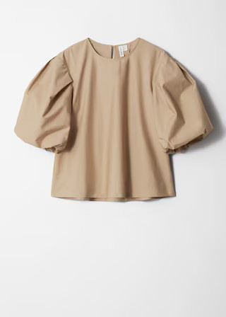 Voluminous Puff-Sleeve Blouse | & Other Stories - US