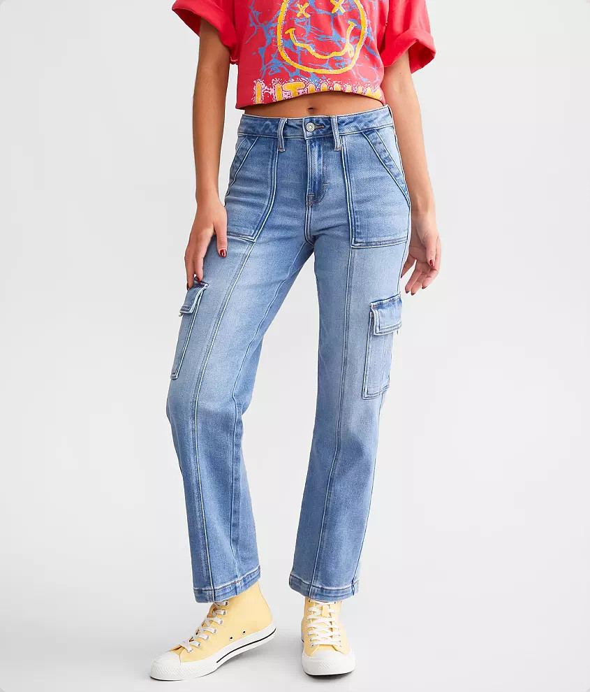 Tracey Cargo Straight Stretch Jean | Buckle