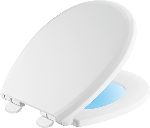 Delta Faucet 803902-N-WH Sanborne Round Nightlight Toilet Seat with Slow Close, White | Amazon (US)