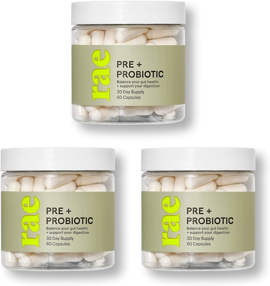 Rae Wellness Pre + Probiotic for Women - Support Digestive and Gut Health with Apple Cider Vinegar, …See more
Capsule
Mint flavor
Gluten Free, Vegan
Gut Health Support
 | Amazon (US)