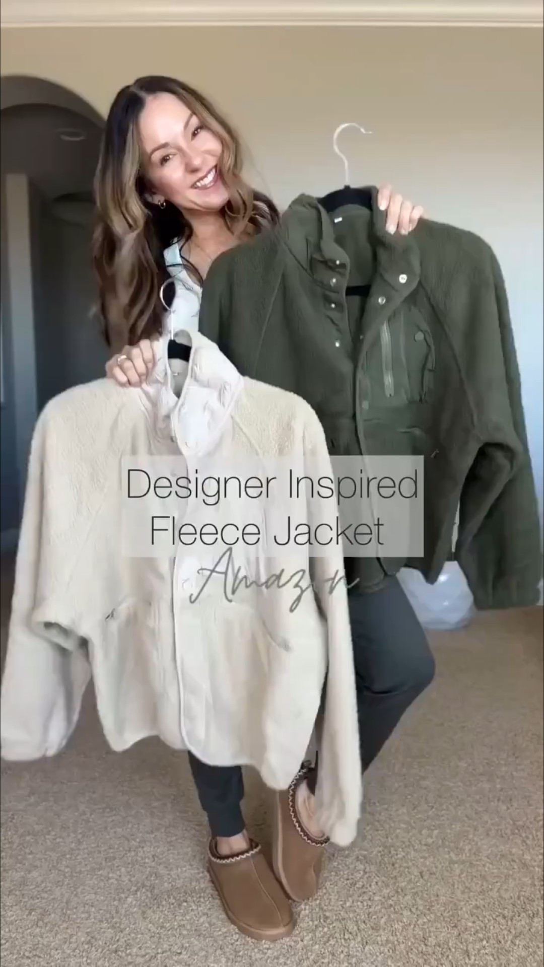 Fleece Jackets
Designer inspired jackets from Amazon✨

For reference: I'm 5'1", 109lbs. I'm wearing an XS in the khaki and olive jacket - both TTS! I'm also wearing an XS in the green joggers. For slippers go up in size! 


Fall jacket  winter sherpa  comfy fashion  Amazon finds  Mom style  cozy outfits  casual fall style  Everyday style  easy outfits  trendy outfits  fleece jackets  Sherpa jacket  EverydayHolly

#LTKootd #LTKFindsUnder100 #LTKPetite