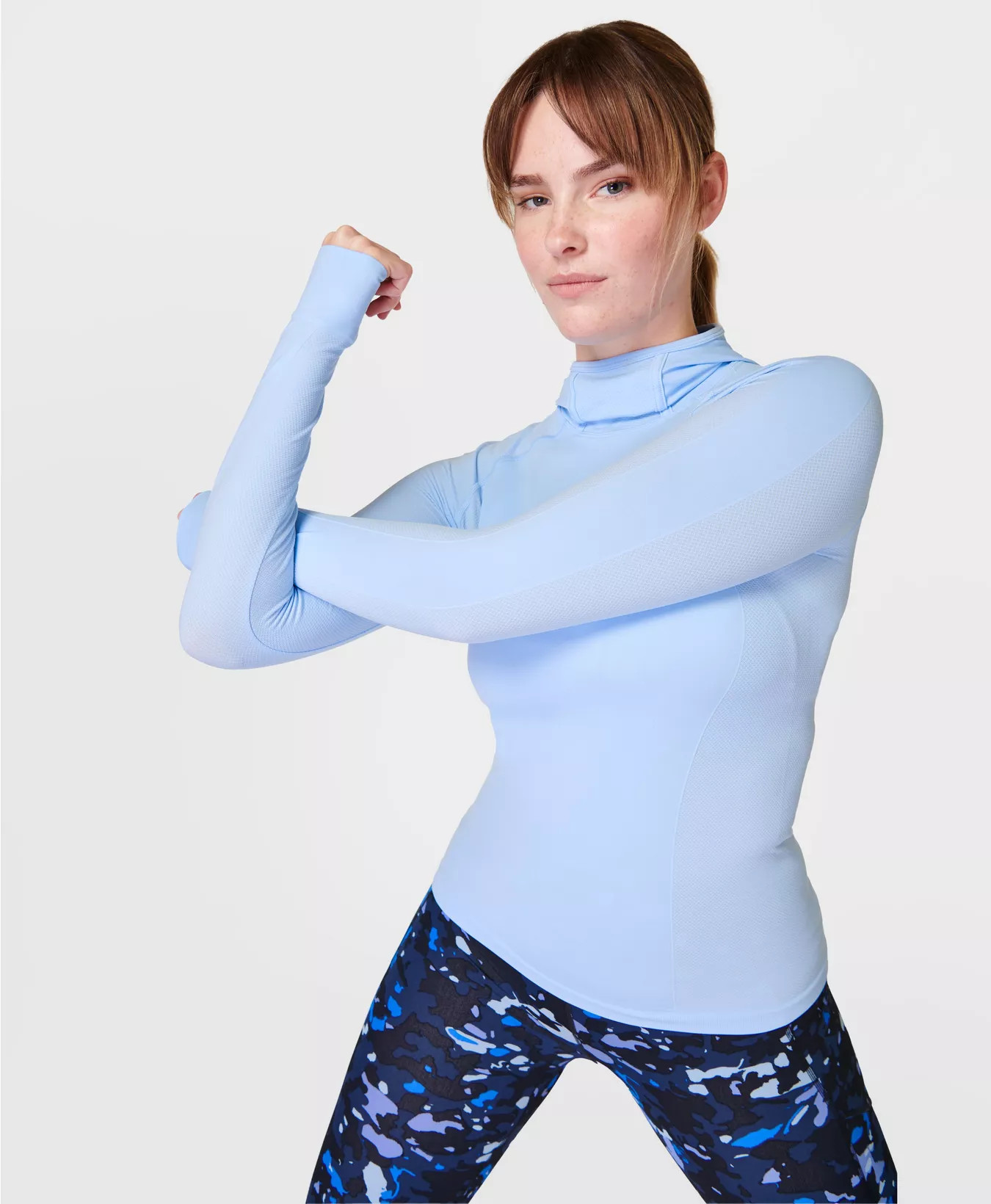 Athlete Hooded Long Sleeve Top | Sweaty Betty UK