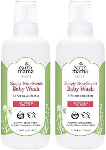 Amazon.com: Earth Mama Simply Non-Scents Foaming Hand Soap Refill | All-Purpose Castile Body Wash... | Amazon (US)