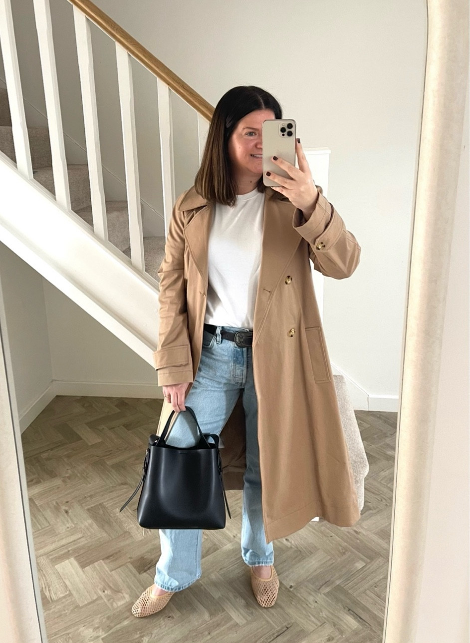 Keeping it simple: spring trench coat, stone wash jeans and a plain white tee. As classic as it comes.


#LTKeurope #LTKuk #LTKspring