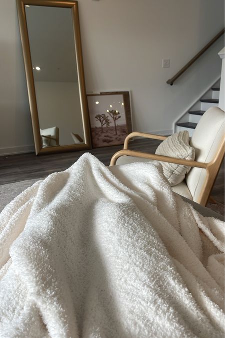 Barefoot dreams dupe blanket & is maybe even cozier 🤍 

#LTKhome