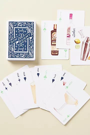 Gin Rummy Card Game | Anthropologie (US)