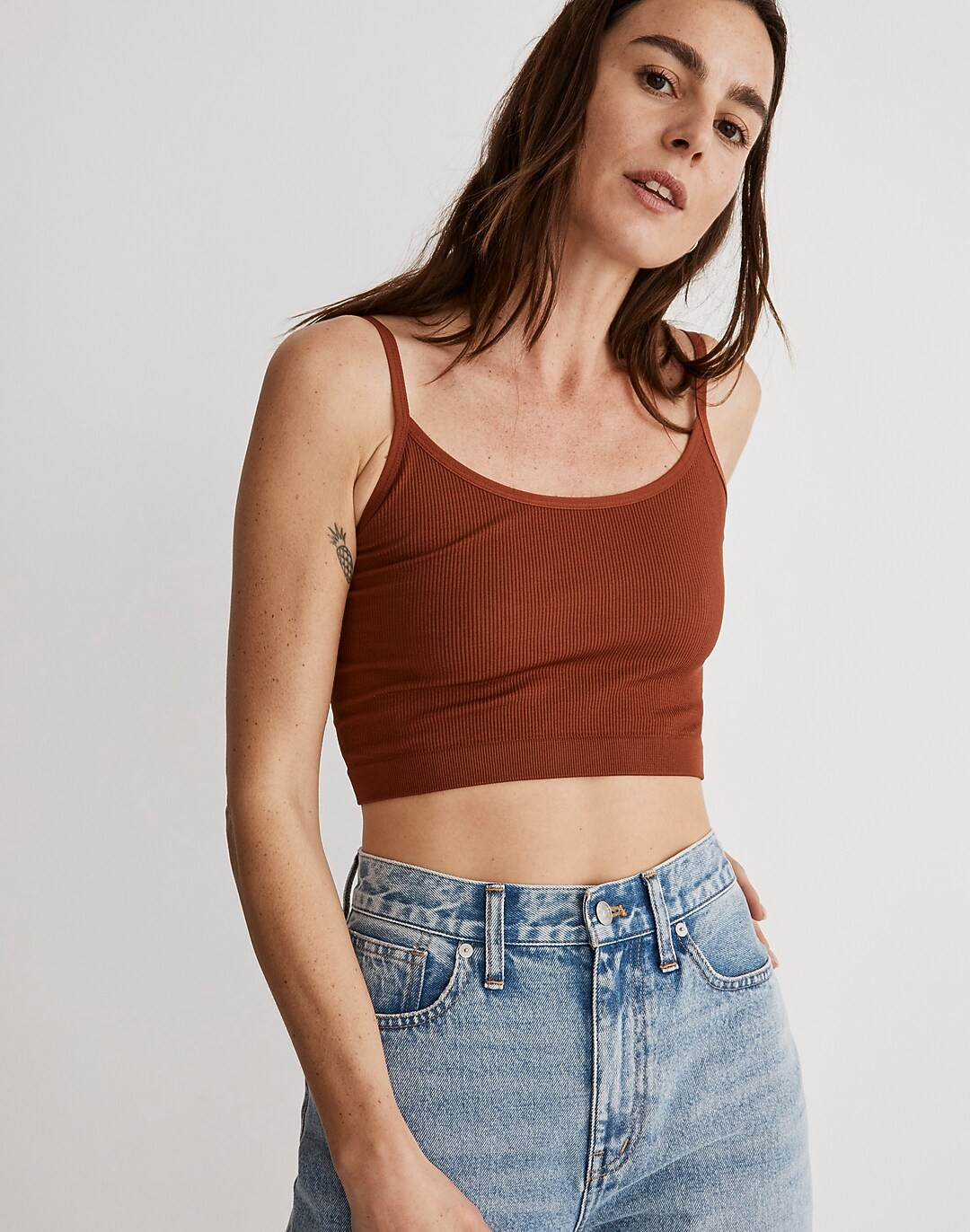 Seamless Crop Cami | Madewell