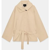 Zara - Short Trench Coat With Belt - Light Tan - Xs-S - Woman | Zara UK
