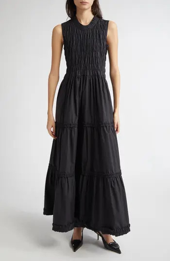 Tanner Fletcher Gender Inclusive Scout Smocked Midi Dress | Nordstrom | Nordstrom