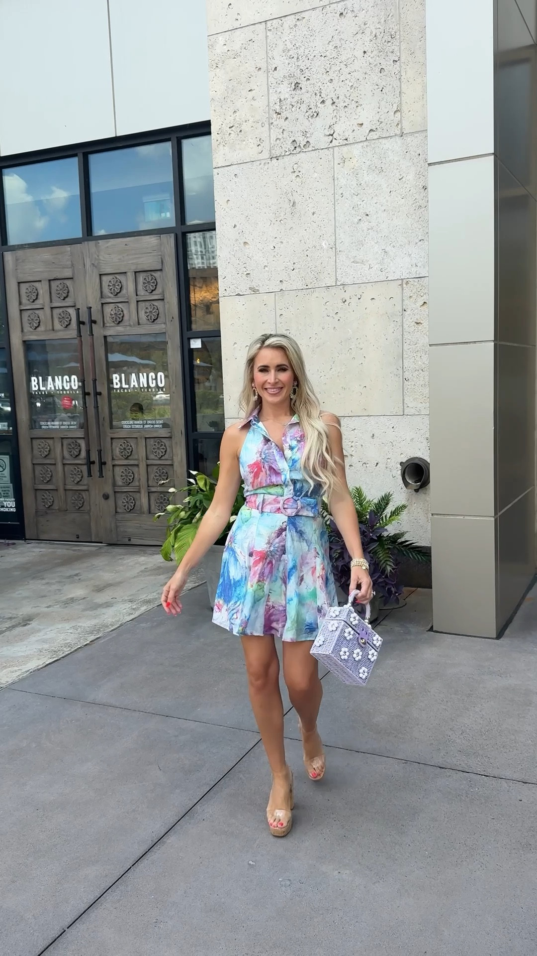 This is the perfect brunch dress. I love the watercolor floral print. 

Sizing 👉🏻 SMALL I’m 5’4 | 120 lbs | 32C | 25” Waist | Typically a Small 

#LTKSaleAlert #LTKItBag