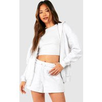 Womens Sweat Sweat Short - Grey - S | boohoo (US & Canada)