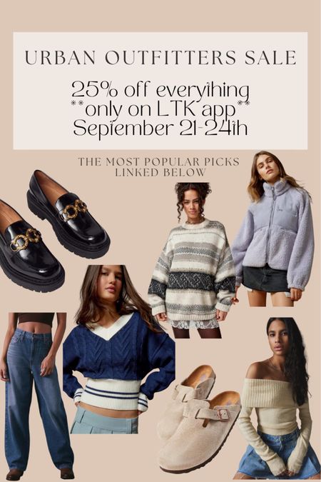 UO sale 25% off ends today!

Urban outfitters sales, UO sale, oversized sweaters, loose jeans  Fall style, fall outfit, fall fashion, trousers, fall boots, sock boot, black boots, fall purse, bodysuit, blazer, ootd, fall outfit ideas, loafers, fall outfit inspo, outfit inspo, casual outfit ideas, chic outfit, blazer outfit, loafers outfit, casual chic, everyday outfit, fall trends, outfit inspiration, outfit in motion

#LTKSale #LTKfindsunder100 #LTKsalealert