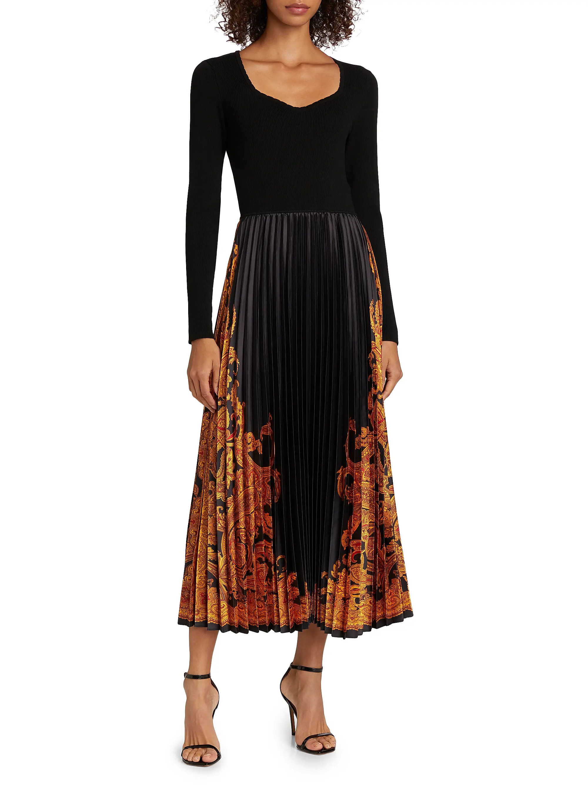 Heritage Mave Gilded Dream Mixed Media Dress | Saks Fifth Avenue